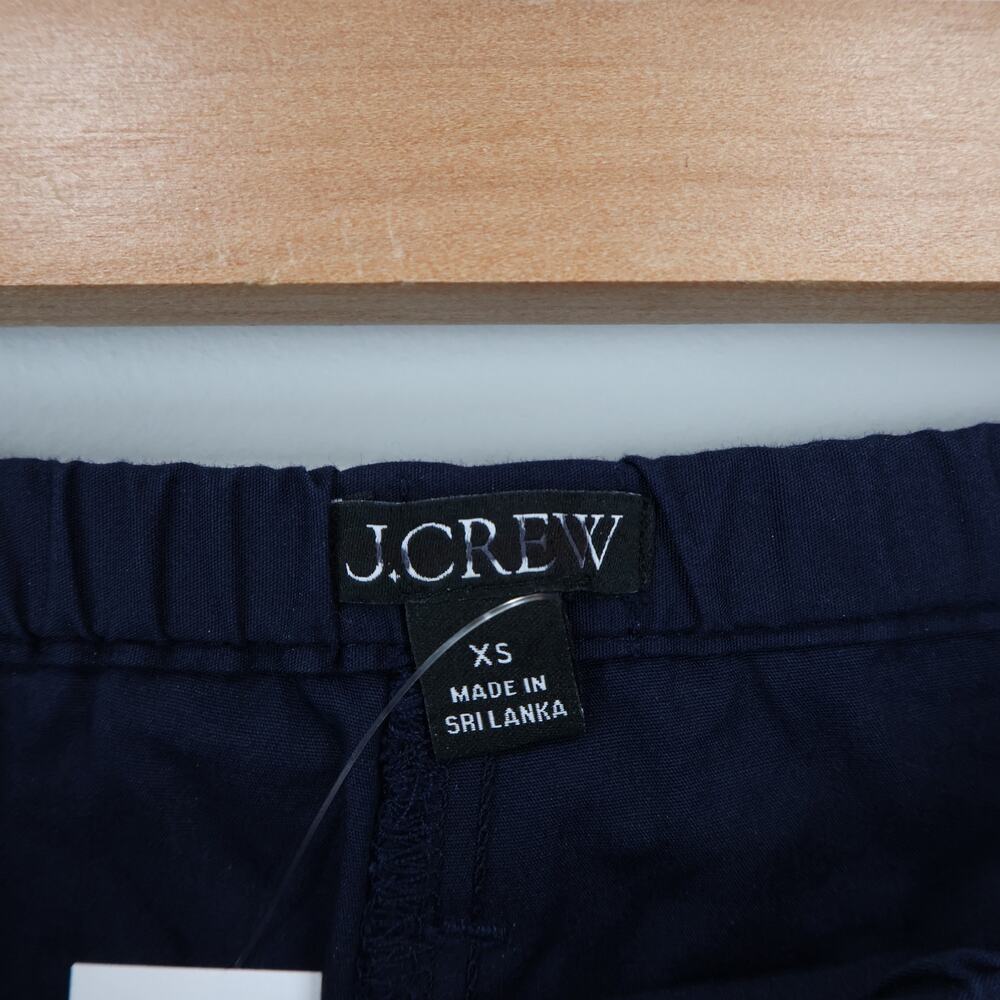 J.Crew Luna Utility Pant Navy Blue Removable Paracord Belt Size XS NWT - Picture 4 of 8